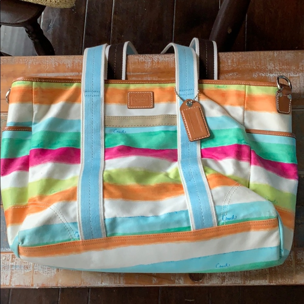COACH diaper bag